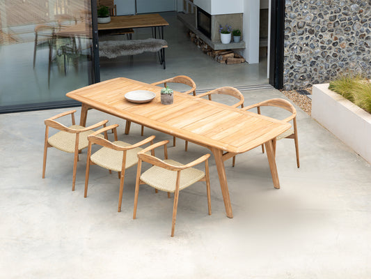 Alexander Rose - Dana 6 Seat dining set