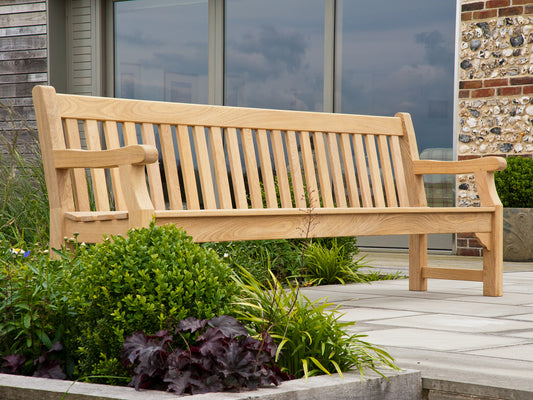 Teak Royal Park Bench 6ft