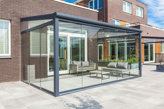 Sliding glass doors by HomeLife Outdoors - Glass rooms