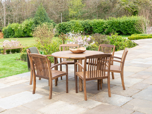 Alexander Rose - Bolney 6 Seat Table Set