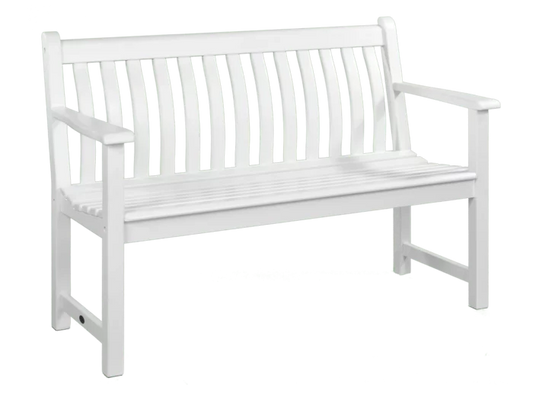 Alexander Rose - Broadfield White Acacia Bench 4ft