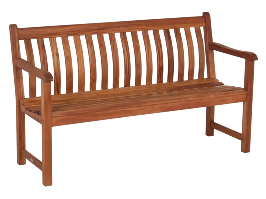 Alexander Rose - Broadfield Oiled Mahogany Bench 5ft