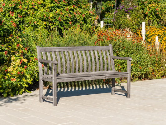 Alexander Rose - Broadfield Grey Acacia Bench 4ft