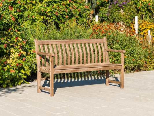 Alexander Rose - Broadfield Chestnut Acacia Bench 5ft