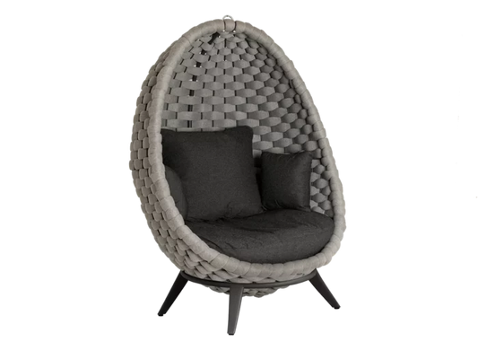 Alexander Rose - Cordial Luxe Grey Lucy Chair with Base