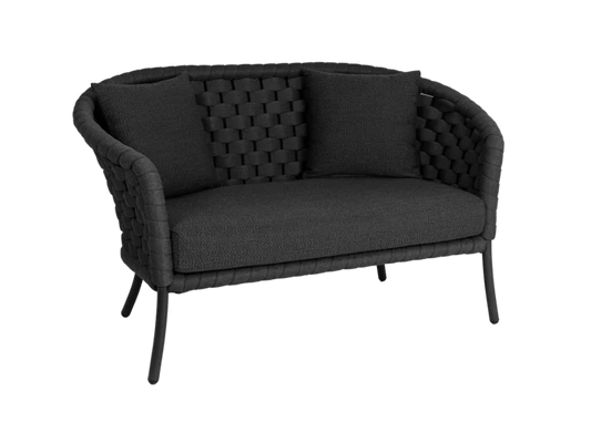 Alexander Rose - Cordial Luxe Dark Grey 2 Seater Sofa