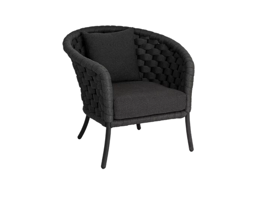 Alexander Rose - Cordial Luxe Dark Grey Lounge Chair