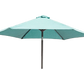 Round Aluminium Parasol 2.5m - 3 Colours