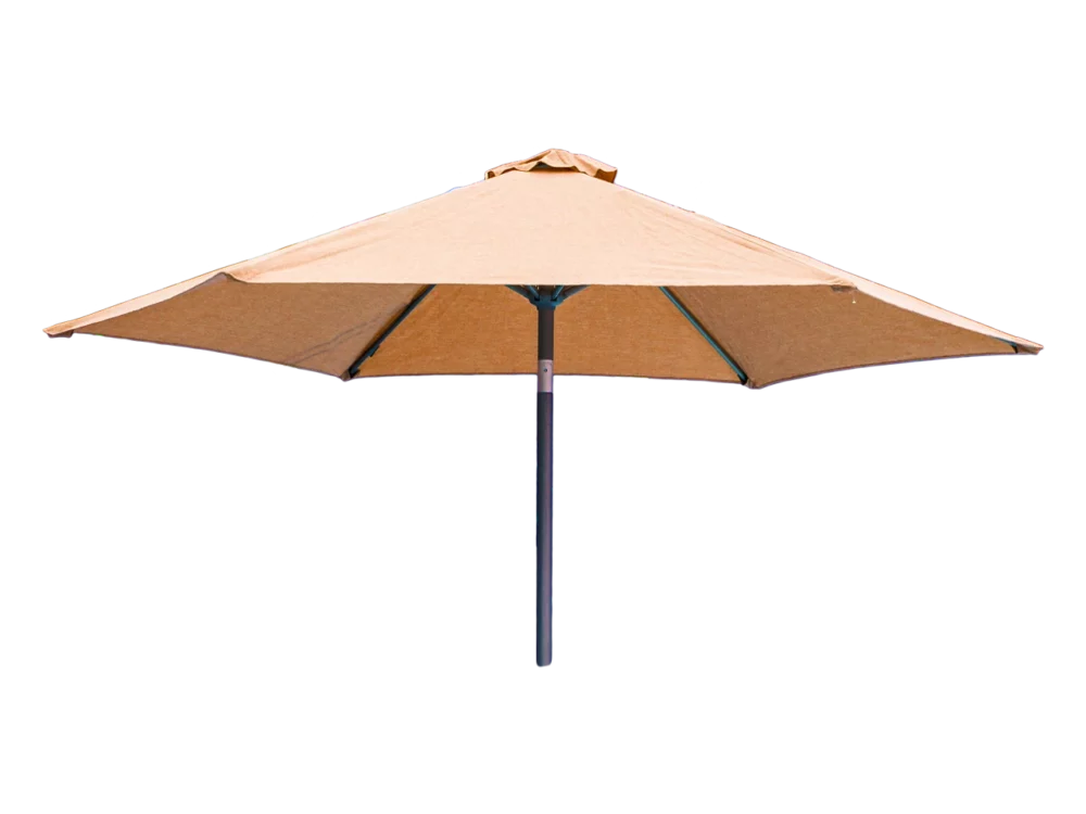 Round Aluminium Parasol 2.5m - 3 Colours